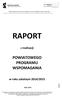 Projekt współfinansowany przez Unię Europejską w ramach Europejskiego Funduszu Społecznego RAPORT. z realizacji POWIATOWEGO PROGRAMU WSPOMAGANIA