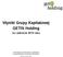 Wyniki Grupy Kapitałowej GETIN Holding