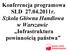 Konferencja programowa SLD 27.04.2011r. Szkoła Główna Handlowa w Warszawie Infrastruktura powinnością państwa