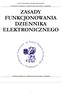 ZASADY FUNKCJONOWANIA DZIENNIKA ELEKTRONICZNEGO