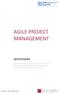 AGILE PROJECT MANAGEMENT