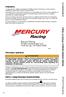 Mercury Racing, N7480 County Road UU Fond du Lac, WI 54935-9585