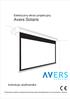 Elektryczny ekran projekcyjny Avers Solaris