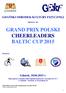 GRAND PRIX POLSKI CHEERLEADERS BALTIC CUP 2015
