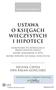 USTAWA O KSIĘGACH WIECZYSTYCH I HIPOTECE