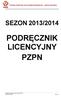 PODRĘCZNIK LICENCYJNY PZPN