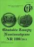 Gdańskie Zeszyty Numizmatyczne NR 96/2011