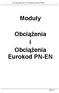 Moduły. Obciążenia i Obciążenia Eurokod PN-EN