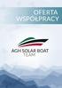 OFERTA WSPÓŁPRACY AGH SOLAR BOAT TEAM