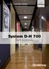 Sufit metalowy SUFITOWE I ŚCIENNE SYSTEMY. Z nami zrealizujesz swoje pomysły. System D-H 700. Sufit wyspowy