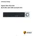 Instrukcja obsługi. Digital Video Recorder BLR-3004, BLR-3008 and BLR-3016