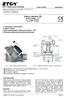 Zawory zwrotne CR do NH 3, R404A... CO 2 d n = 10 do 250 mm firmy RFF, Francja