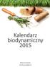 Kalendarz biodynamiczny 2015. Barbara Chronowska. www.slonecznybalkon.pl