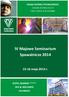 IV Majowe Seminarium Spawalnicze 2014