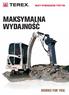 MAKSYMALNA WYDAJNOŚĆ MŁOTY HYDRAULICZNE TYPU TXH