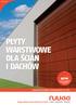 PŁYTY WARSTWOWE DLA ŚCIAN I DACHÓW