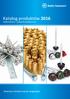 Katalog produktów 2016. Budownictwo program podstawowy