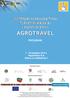 VIII Międzynarodowe Targi Turystyki wiejskiej i Agroturystyki AGROTRAVEL PROGRAM. 7-10 kwietnia 2016 r. Targi Kielce S.A. Kielce, ul.