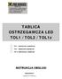 TABLICA OSTRZEGAWCZA LED TOL1 / TOL2 / TOL1z