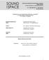 SOUND & SPACE Robert Lebioda 60-682 Poznań, ul. W. Biegańskiego 61A. Tarnowskie Centrum Kultury 33-100 Tarnów, ul. Staszica 4