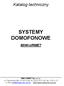 Katalog techniczny SYSTEMY DOMOFONOWE MIWI-URMET
