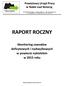 RAPORT ROCZNY. Monitoring zawodów deficytowych i nadwyżkowych w powiecie nakielskim w 2015 roku. Powiatowy Urząd Pracy w Nakle nad Notecią