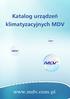 Katalog urządzeń klimatyzacyjnych MDV