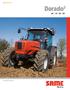 Dorado 3 60. www.same-tractors.com. Rely on us.