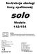 solo Instrukcja obsługi kosy spalinowej Modele 142/154