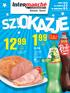 12 99 1 SZT. 1,20 zł TANIEJ LIMIT. oferta ważna od CZWARTKU 6.11. do PONIEDZIAŁKU 10.11. BALERON GOTOWANY