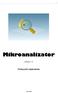 Mikroanalizator. wersja 1.9. Podręcznik użytkownika. Jasło 2009