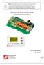Instrukcja obsługi. Sterownik do rekuperatorów ERC20. Ver. 2.2/14. Wersja programu sterownika: od 4.1