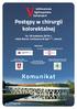 Ogólnopolskie Sympozjum. Postępy w chirurgii kolorektalnej. 14-16 kwietnia 2016 Hotel Narvil, Conference & Spa****, Serock.