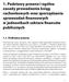 1. Podstawy prawne i ogólne zasady prowadzenia ksiąg rachunkowych oraz sporządzania sprawozdań finansowych w jednostkach sektora finansów publicznych