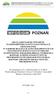 dla ubiegających się o dofinansowanie ze środków Wojewódzkiego Funduszu Ochrony Środowiska i Gospodarki Wodnej w Poznaniu w roku 2016