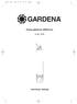 1474.qxp 2005-03-02 08:36 Page 1 GARDENA. Pompa głębinowa 4000/6 Inox. nr art. 1474. Instrukcja obsługi