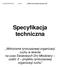 Specyfikacja techniczna