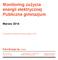 Monitoring zużycia energii elektrycznej Publiczne gimnazjum