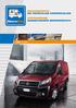 EQUIPAMIENTO DE VEHÍCULOS COMERCIALES WYPOSAZENIE SAMOCHODÓW SERWISOWYCH FIAT SCUDO