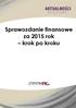 Sprawozdanie finansowe za 2015 rok krok po kroku