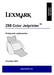 użytkownika Podręcznik Z55 Color Jetprinter Podręcznik użytkownika Grudzień 2001 www.lexmark.com