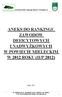ANEKS DO RANKINGU ZAWODÓW DEFICYTOWYCH I NADWYŻKOWYCH W POWIECIE MIELECKIM W 2012 ROKU (II/P 2012)
