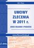 UMOWY ZLECENIA W 2011 r.