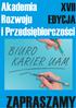 Akademia XVII. i Przedsiębiorczości ZAPRASZAMY