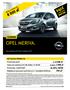 OPEL MERIVA. BĄDŹ CENNIK INNYMI AKTUALNA PROMOCJA. Promocyjny rabat do zł * Fabryczna instalacja LPG dla silnika KM