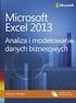 Microsoft Excel 2013: Analiza i modelowanie danych biznesowych