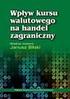 HANDEL ZAGRANICZNY I ROZLICZENIA MIĘDZYNARODOWE