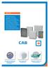 CAB. Fibox CAB. Regulowana głębokość Dobra odporność Zgodność z RoHS oraz zabudowy panelu mechaniczna brak halogenów czołowego 151