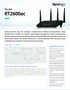 Router RT2600ac. Twoja sieć na nowo. Najważniejsze cechy. Rewolucyjna wygoda obsługi oprogramowania