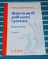 HISTORIA MYŚLI POLITYCZNEJ I PRAWNEJ. Autor: H. Izdebski